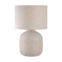 Krémová stolní lampa s textilním stínidlem (výška 46,5 cm) Bilby – House Nordic