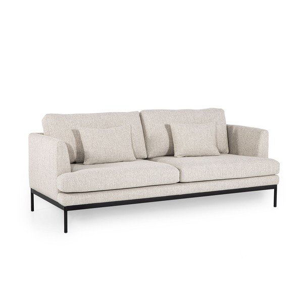Světle béžová pohovka Ndesign Pearl, šířka 204 cm-image-1