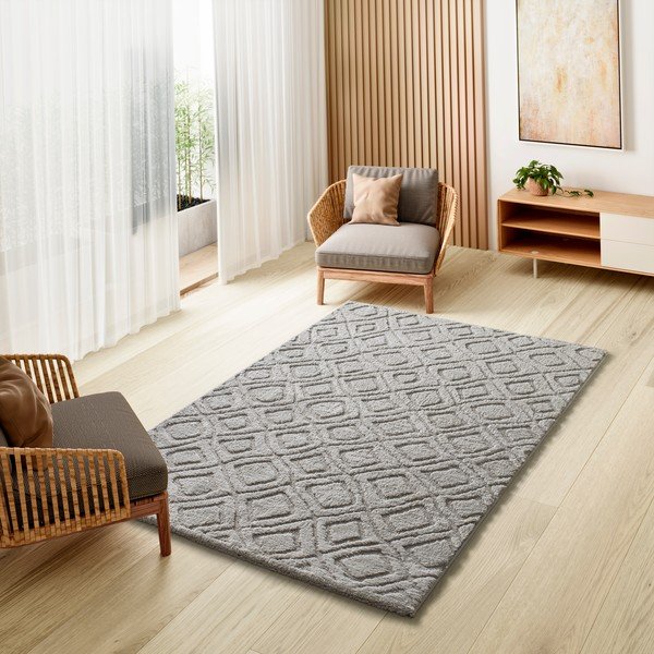 Šedý koberec 190x285 cm Juno – Universal-image-1