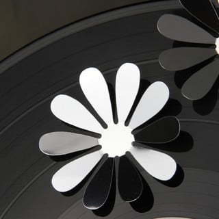 Sada 12 adhezivních 3D samolepek Ambiance Flowers Chic Mirror