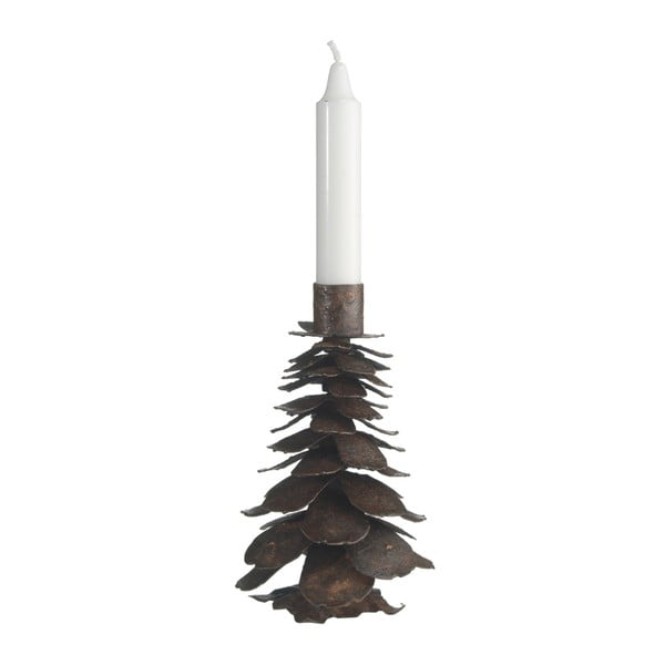 Kovový stojan a svíčku, 16x10x10 cm