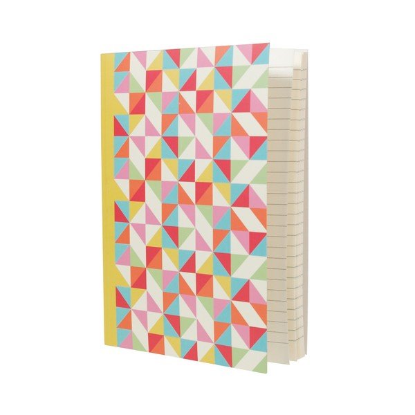 Zápisník A5 Rex London Multicolour Geometric-image-1
