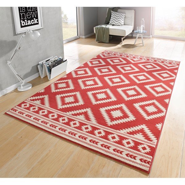 Červený běhoun Hanse Home Gloria Ethno, 80 x 200 cm-image-1