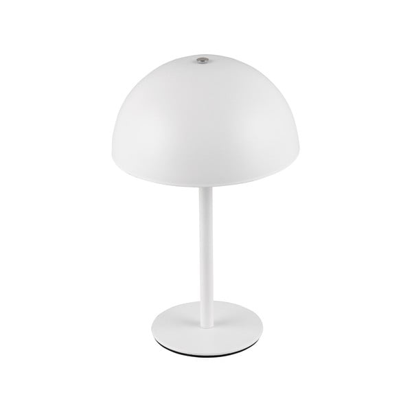 Matně bílá LED stolní lampa s kovovým stínidlem (výška 21 cm) Munoz – Trio-image-3
