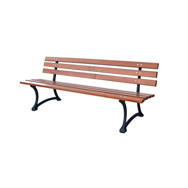 Dřevěná zahradní lavice v přírodní barvě – Rojaplast