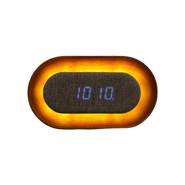 Digitální budík Lumos Walnut – Gingko