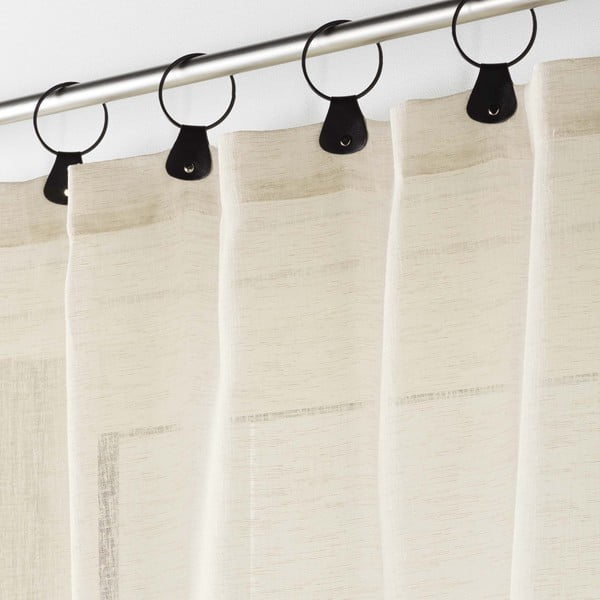 Béžová voálová záclona 140x240 cm Linka – douceur d'intérieur-image-1