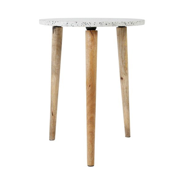 Kulatý odkládací stolek s terrazzo deskou ø 42 cm Terrazzo – Jardin d'Ulysse-image-3