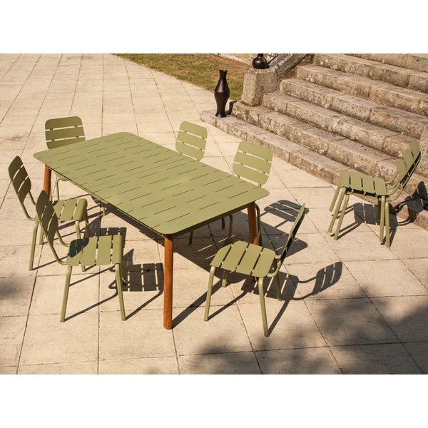 Hliníkový zahradní jídelní stůl 100x180 cm Alicante – Ezeis-image-1