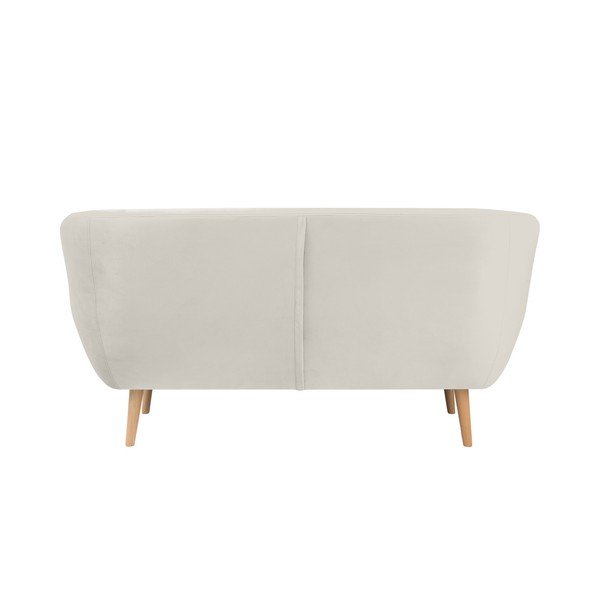 Krémová dvoumístná pohovka Mazzini Sofas Amelie-image-3