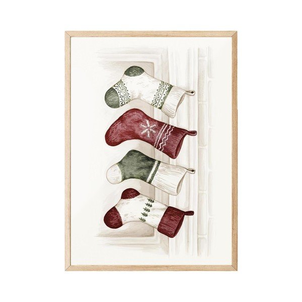 Tištěný obraz s rámem 30x40 cm – Wallity