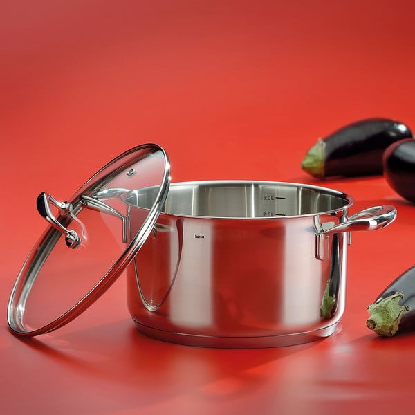 Hrnec z nerezové oceli s pokličkou Kela Flavoria, ø 16 cm-image-1
