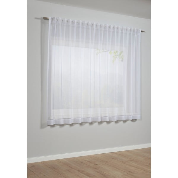 Bílá záclona 175x450 cm Voile Uni - Gardinia-image-2