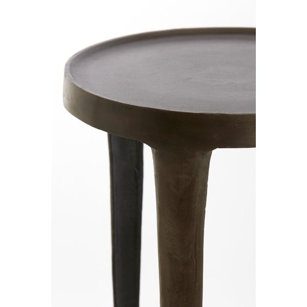 Kovové kulaté odkládací stolky v sadě 2 ks 35x35 cm Tobias – Light & Living-image-1