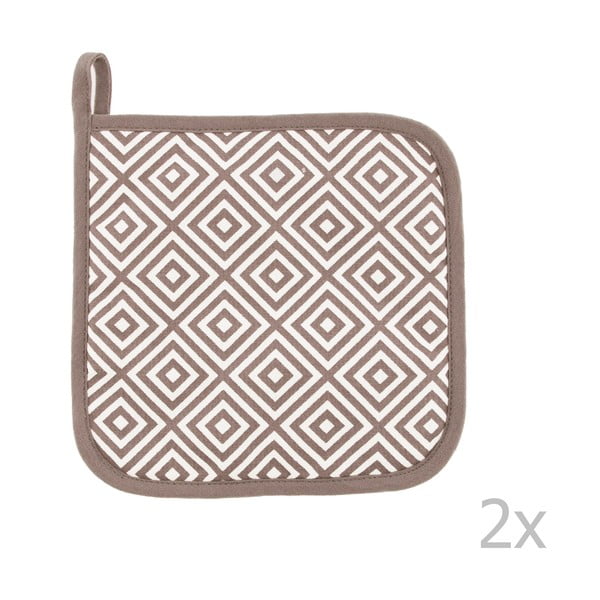 Bavlněné chňapky v sadě 2 ks Geo – Tiseco Home Studio-image-1