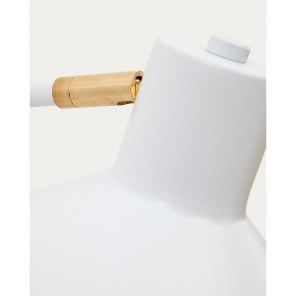 Bílé nástěnné svítidlo Aria – Kave Home-image-1