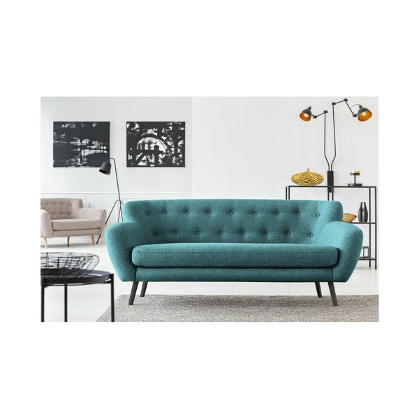 Tmavě zelená pohovka Cosmopolitan design Hampstead, 192 cm-image-4