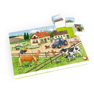 Dětské puzzle Hubelino Život na farmě