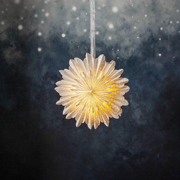 Bílá světelná dekorace s vánočním motivem Cloud – Star Trading-image-1