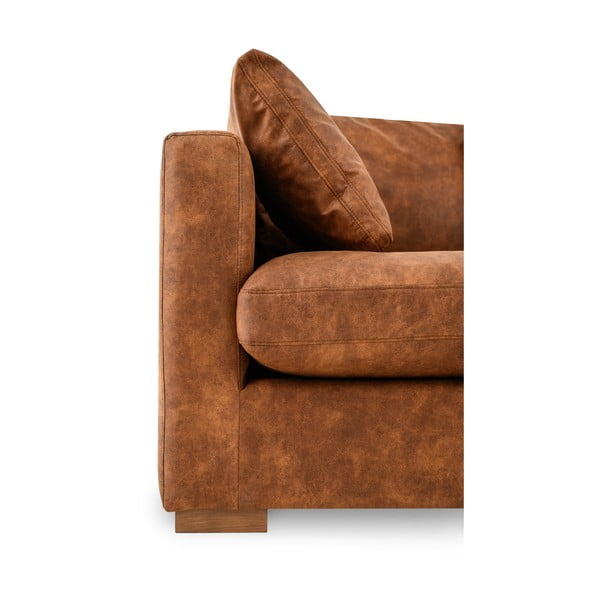Koňakově hnědá pohovka 175 cm Comfy – Scandic-image-4