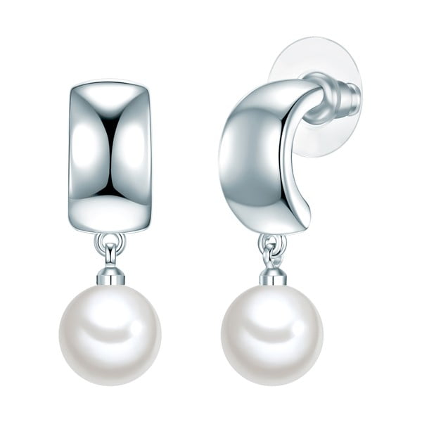Perlové náušnice Perldesse Dol, perla, ⌀ 1 cm