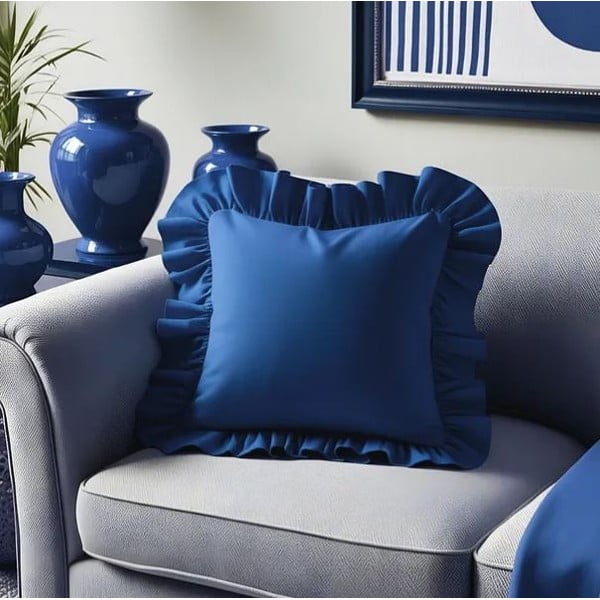 Povlak na polštář s příměsí bavlny 40x40 cm Ruffled – Mila Home-image-3