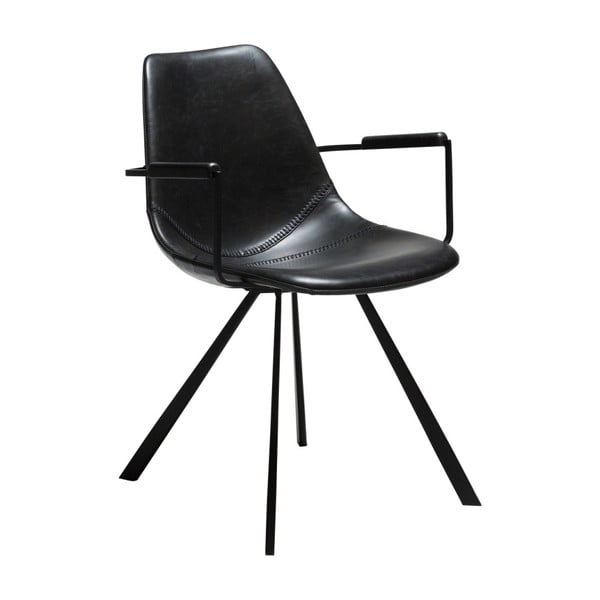 Černá jídelní židle s područkami DAN-FORM Denmark Pitch