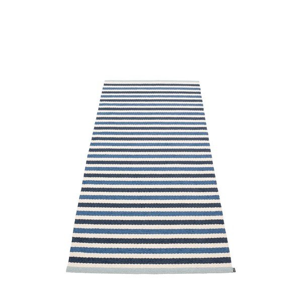 Modro-krémový vnitřní a venkovní běhoun 85x200 cm Teo Denim – Pappelina