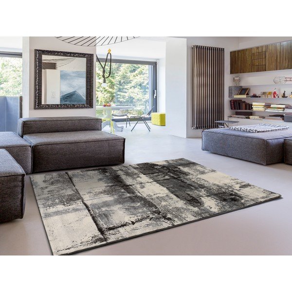 Šedý koberec 133x190 cm Edel – Universal-image-1
