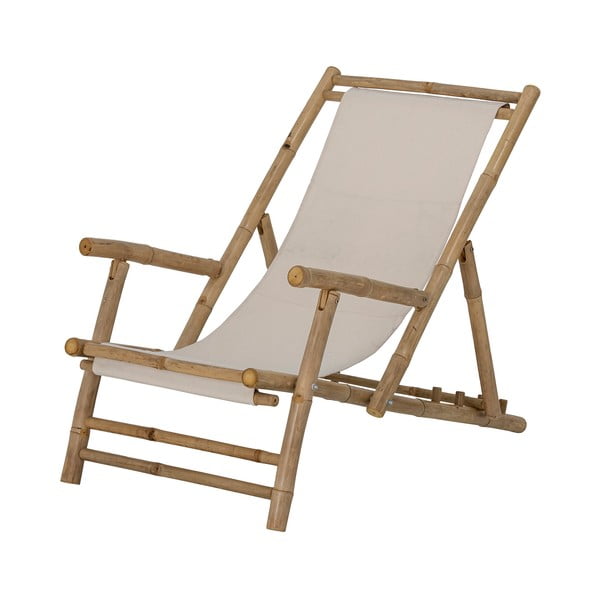 Bambusové zahradní lehátko v černo-přírodní barvě Korfu – Bloomingville-image-2