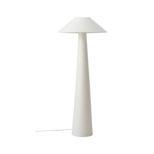 Bílá látková stojací lampa (výška 123 cm) Mila – Ellos Home