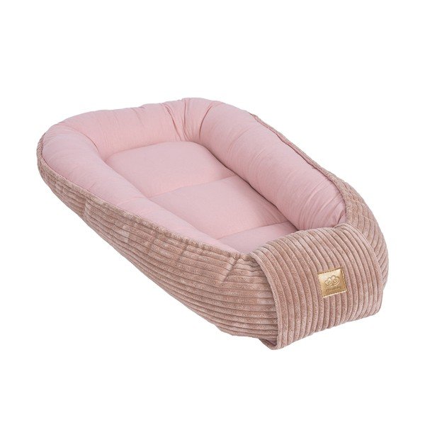 Růžové hnízdečko pro miminko 55x83 cm – Meowbaby