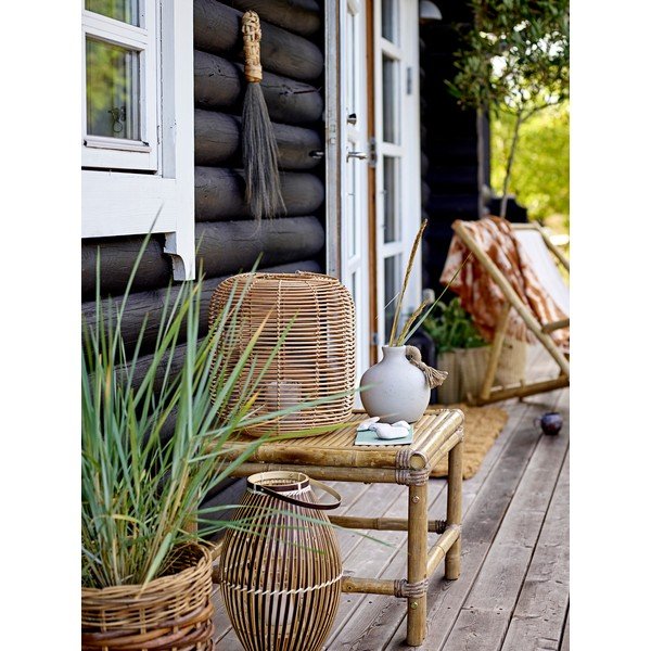 Bambusový zahradní odkládací stolek 55x55 cm Sole – Bloomingville-image-4