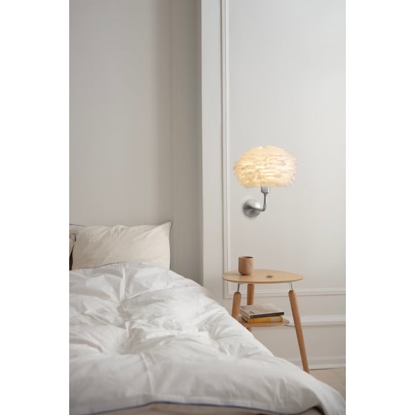 Kovové nástěnné svítidlo bez stínidla ve stříbrné barvě Santé – UMAGE-image-1