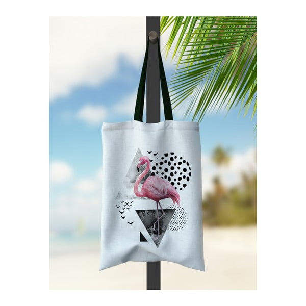 Plážová taška Kate Louise Flamingo