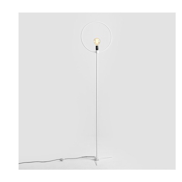 Bílá stojací lampa Custom Form Bullet