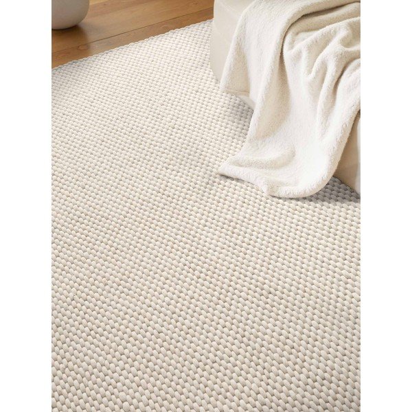 Krémový ručně tkaný vlněný koberec 200x290 cm Lyon Beans – Elle Decoration-image-2