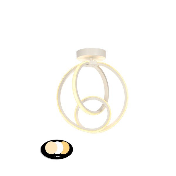 Bílé kovové LED stropní svítidlo Neo – Squid Lighting-image-2