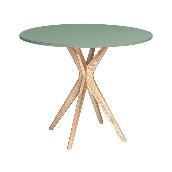 Kulatý rozkládací jídelní stůl 45x90 cm Jubi – Ragaba-image-3