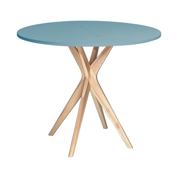 Kulatý rozkládací jídelní stůl 45x90 cm Jubi – Ragaba-image-2