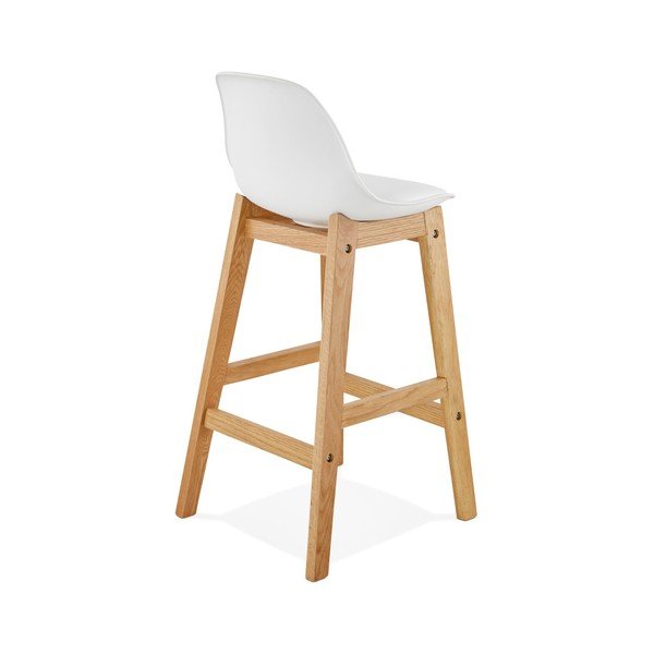 Bílá barová židle Kokoon Elody, výška 86,5 cm-image-2