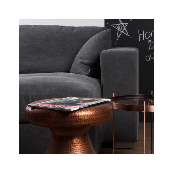 Stolička/odkládací stolek v měděné barvě Zuiver Antique-image-1