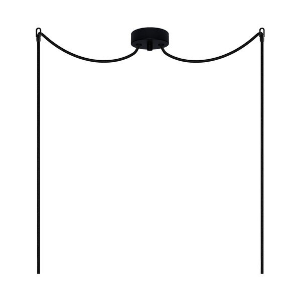 Dvojité závěsné svítidlo z přírodní dýhy v barvě třešňového dřeva Sotto Luce Tsuri, ⌀ 90 cm-image-2