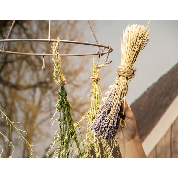 Kovový držák na sušení bylinek – Esschert Design-image-3