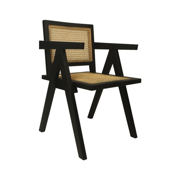 Černá jídelní židle z mahagonového dřeva Phi - HSM collection-image-2