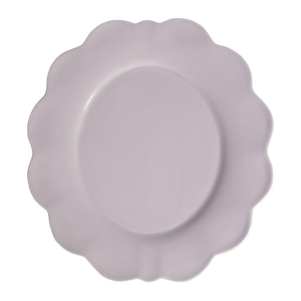 Sada 4 ks dezertních talířů Petale Lilac
