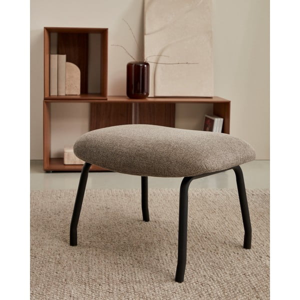 Hnědý taburet Belina – Kave Home-image-4