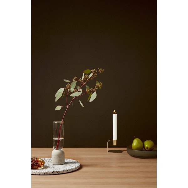 Šedé skleněné mísy v sadě 2 ks ø 30 cm Bow – Hübsch-image-2