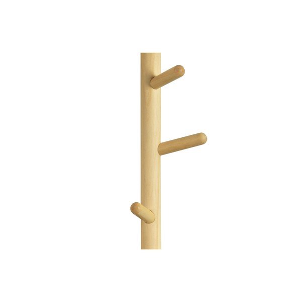 Nástěnný věšák z borovicového dřeva v přírodní barvě Marrit – WOOOD-image-3