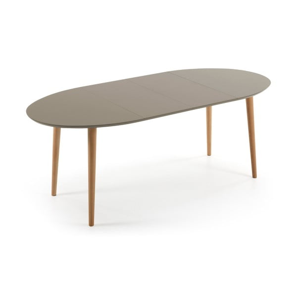 Rozkládací jídelní stůl z bukového dřeva Kave Home Oakland, 120 x 90 cm-image-4